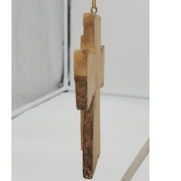 Poly Resin Cross Ornament "Believe" PRE-OWNED EUC - Picture 3 of 4